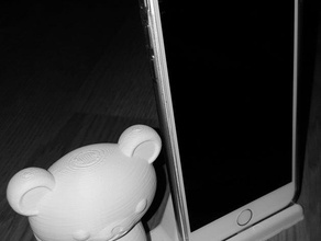 rilakkuma bear iphone standbusiness titular do cartão 2 office 3d print model - Mito3D
