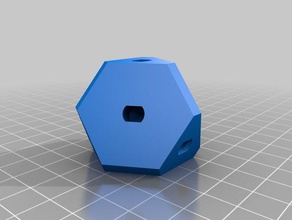 cube gears center interactive art customized 3d print model - Mito3D