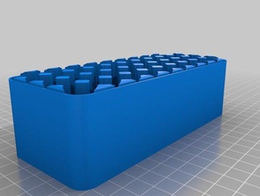 40x pilha aa caso bot recipientes bateria personalizado nimh 3d print model - Mito3D