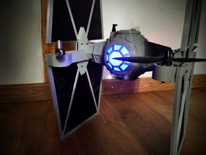 starwars tiefighter 250 style de coureur rc véhicules 3d print model - Mito3D