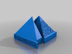 piramit 3d baskı 3d print model - Mito3D