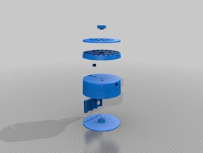 pill dispenser robotics assistivetech automatic medical openscad 3d print model - Mito3D