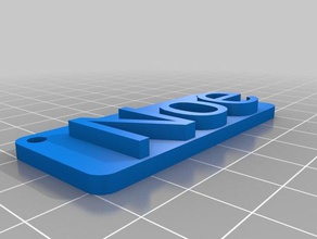 noe signos logotipos personalizado 3d print model - Mito3D