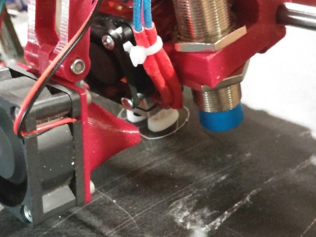 minimalista transporte bowden hotend prusa i3 compatível 3d a impressora partes 40mm fã extrusora e3d lite6 funbot xcarriage 3D print model - Mito3D