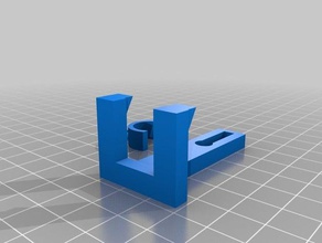 shower razor hook bathroom 3d print model - Mito3D