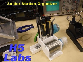 souder station de l'organisateur l'électronique la soudure bobine stand outil organisateur 3d print model - Mito3D