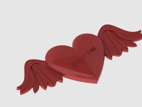 heart signs logos valentine 3d print model - Mito3D