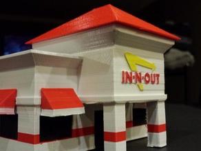 in-n-out scale model buildings structures 3d print model - Mito3D