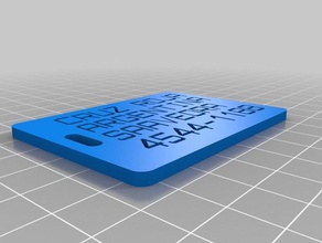 identificazione crafs organizzazione personalizzato 3d print model - Mito3D