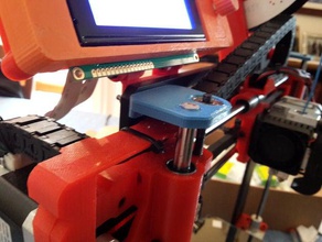 axis brackets v2 bearings hephestos improvement max height 180mm 3d printer parts 3d print model - Mito3D