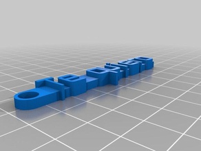 te quiero organización personalizado 3d print model - Mito3D