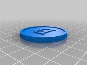 de la moneda las monedas insignias personalizado 3d print model - Mito3D
