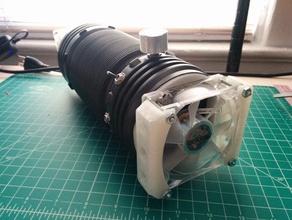 yardım ellerini esnek egzoz fanı araçlar devre duman çıkarıcı eli lehim dumanı 3d print model - Mito3D