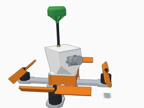 150mm quadcopter frame passe-temps drone fpv 3d print model - Mito3D