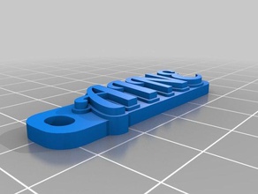 lewis aine keychains customized 3d print model - Mito3D