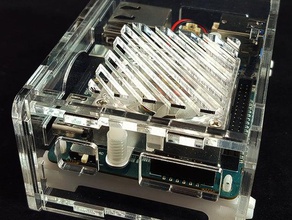 odroid xu4 laser cut acrylic case electronics 3d print model - Mito3D