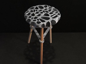 3d printed stool household 3d print model - Mito3D