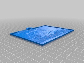 sophia 2d art customized 3d print model - Mito3D