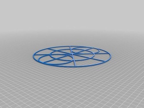beautiful circles delta calibration tests patterns 3d printing rostock max seemecnc test pattern 3d print model - Mito3D