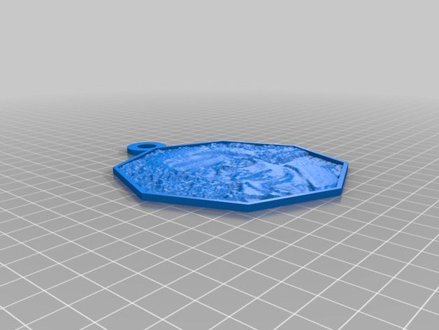 mon personnalisés lithopane 2 d l'art 3D print model - Mito3D