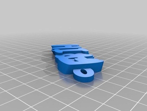 farish Anahtarlık özelleştirilmiş 3d print model - Mito3D