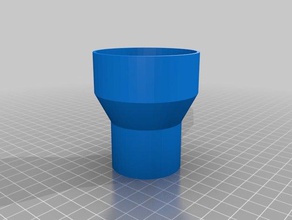 il mio personalizzato tubo di aspirazione adattatore strumenti 3d print model - Mito3D