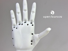 ada mano robotica modello i robot la bionica aprire openbionics open source protesi protesica robohand 3d print model - Mito3D