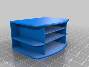 casa de muñecas televisión pie modelo muebles 3d print model - Mito3D