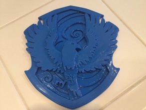 Ravenclaw hat-esque-Wappen Zeichen logos 3d print model - Mito3D