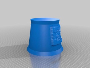 personnalisé gravé de l'image l'ombre décor 3d print model - Mito3D