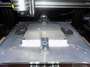imprimé cnc jig de la machine outils construire pince vers le bas matériel maintenez-la enfoncée l'usinage plaque 3d print model - Mito3D