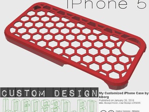 my customized iphone case mobile 3d print model - Mito3D