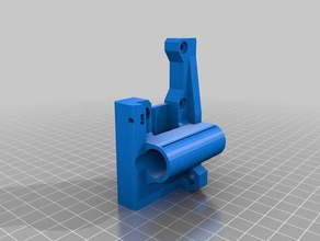 prusa i3 x-motor 3d printer parts eje impresora piezas impresas soporte 3d print model - Mito3D