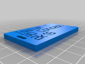 isaiahs dog tag organizzazione personalizzato 3d print model - Mito3D