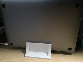 macbook stand ordinateur apple portable 3d print model - Mito3D