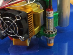 mpcnc mk8 extrusor de la inducción sonda montaje máquina herramientas final inductivo en su mayoría impreso parada tope terminal 3d print model - Mito3D