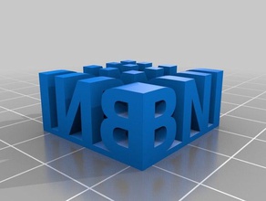 mi personalizados estéreo de texto esculturas 3d print model - Mito3D