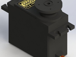 manichino servomotore modelli robotica 3d print model - Mito3D