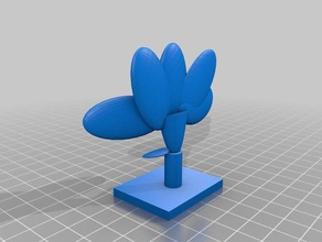 partes de la flor 3d impresión 3d print model - Mito3D