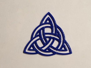 trinity symbol 3 2 d Kunst 3d print model - Mito3D