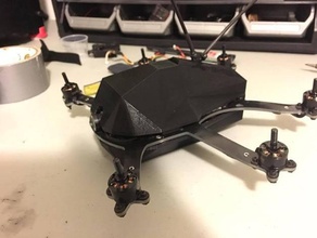 tbs gemini caça stealth capa modificada 3d impressão d4r-ii drone 3d print model - Mito3D