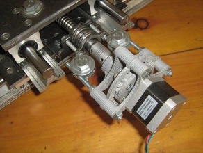 power planetary reductor metal part nema 17 motor parts 3d print model - Mito3D