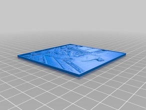 6 2 d art personalizado 3d print model - Mito3D