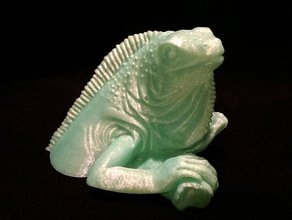 büyük iguana hayvanlar sürüngen 3d print model - Mito3D