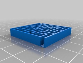 meu personalizados aleatório labirinto gerador da base de dados quebra-cabeças 3d print model - Mito3D
