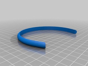meine angepasste Haar-band Mode 3d print model - Mito3D