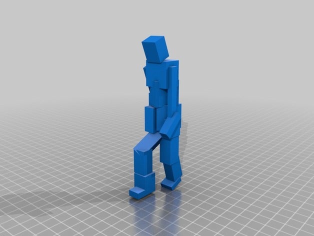 antony gormley inspired man 3d printing 3D print model - Mito3D