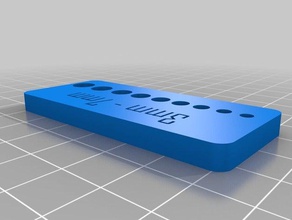 lochschablone 3d baskı testler 3d print model - Mito3D