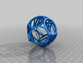 Dodekaeder math Kunst angepasst 3d print model - Mito3D