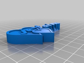 je aime organización personalizado 3d print model - Mito3D